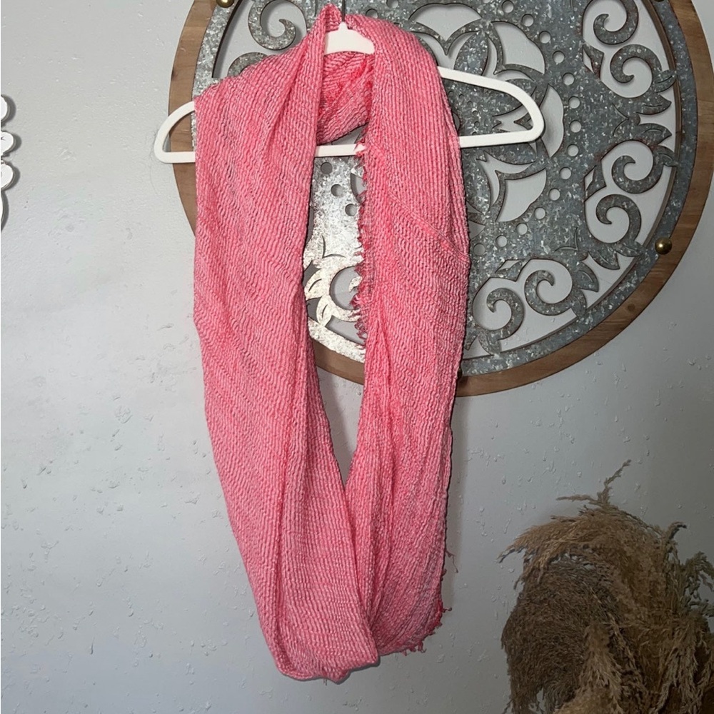 Pink Infinity Scarf